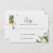 RSVP Floral Notitiekaartje (Voorkant)