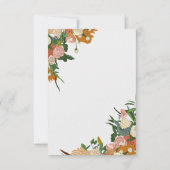 RSVP Floral Notitiekaartje (Achterkant)