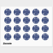 RSVP Floral Vine Envelope Sticker Seal (Vel)