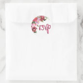 RSVP florale Sticker (Tas)