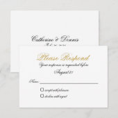 RSVP Geen hoofdgerecht Nepgoud (Voorkant / Achterkant)