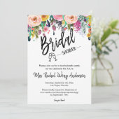 RSVP-gegevens van Boho Vrijgezellenfeest QR-code Kaart (Staand voorkant)