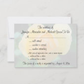 RSVP Gele Rose (Achterkant)