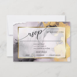 RSVP | Gemarmerd stoffig Roos Zwart Goud Abstract