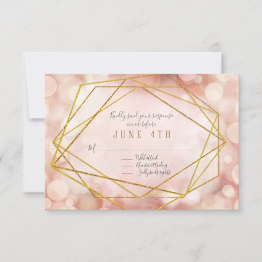 RSVP Geometrische Polygon Bokeh Twinkling Lights P (Voorkant)