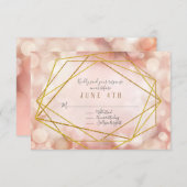 RSVP Geometrische Polygon Bokeh Twinkling Lights P (Voorkant / Achterkant)