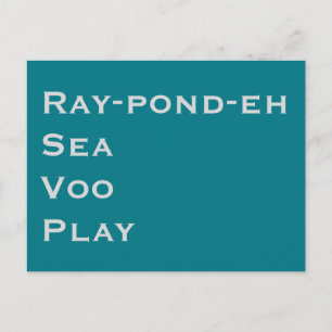 RSVP, geprononceerd Uitnodiging Briefkaart