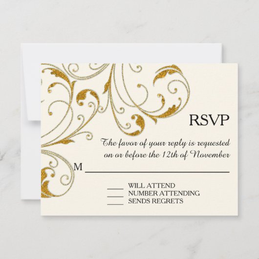 RSVP Glam Old Hollywood Regency Black Stropdas Eve (Achterkant)