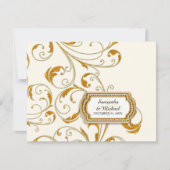 RSVP Glam Old Hollywood Regency Black Stropdas Eve (Voorkant)