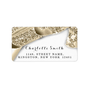 RSVP Glitter Lijst Bruids Bruiloft Baby Gold Etiket