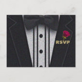 RSVP | glittersmoking Uitnodiging Briefkaart (Voorkant)