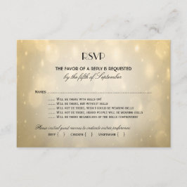 RSVP Gold Bokeh