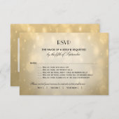 RSVP Gold Bokeh (Voorkant / Achterkant)