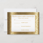 RSVP Gold Damask en White (Voorkant)