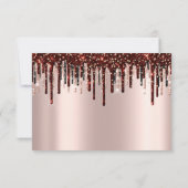 RSVP Gold Drids Burgundy Bridal Roos (Achterkant)