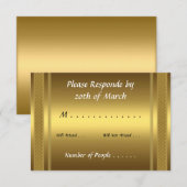 RSVP Gold-kaart (Voorkant / Achterkant)