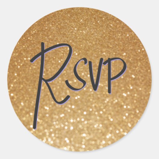 RSVP Gold Sticker (Voorkant)