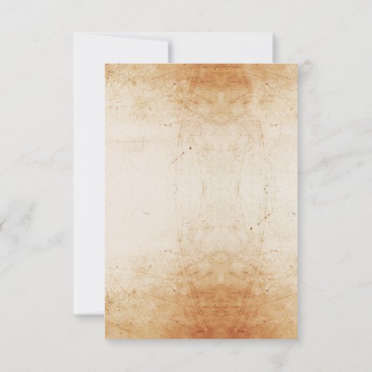 RSVP Gothic Lijst Rustic Halloween Kaarten (Achterkant)