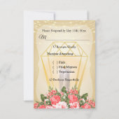 RSVP - Gouden lantaarn en koraalbloemen (Achterkant)