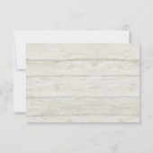 RSVP Grijs Hout Laurel Leaf Moderne Typografie (Achterkant)