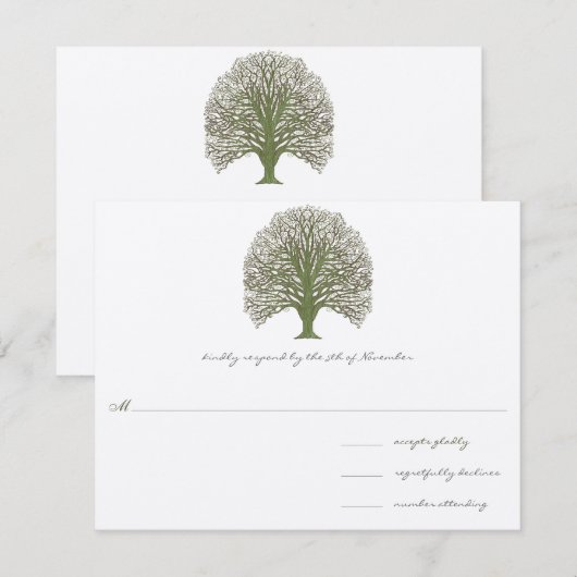 RSVP Groene ruitkorenboom (Voorkant / Achterkant)
