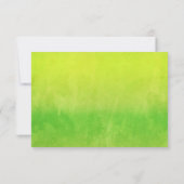 RSVP Halloween bruiloft - groen met volle maan (Achterkant)