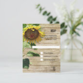 RSVP Hand Painted Sunflower Wooden Fence Beels (Staand voorkant)