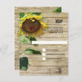 RSVP Hand Painted Sunflower Wooden Fence Beels (Voorkant / Achterkant)