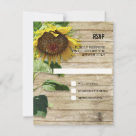 RSVP Hand Painted Sunflower Wooden Fence Beels Kaartje