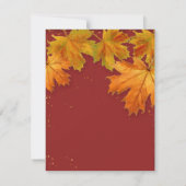 RSVP Herfst herfst terugval lekt legant huwelijk u (Achterkant)