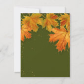 RSVP Herfst herfst terugval lekt legant huwelijk u (Achterkant)