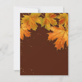 RSVP Herfst herfst terugval lekt legant huwelijk u (Achterkant)