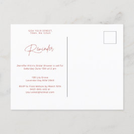 RSVP-herinneringsbrief Wavy Border RSVP Briefkaart