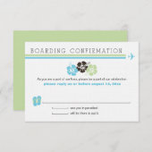 RSVP Hibiscus Boarding Pass (Voorkant / Achterkant)