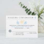 RSVP Hibiscus Flower Boarding Pass (Staand voorkant)