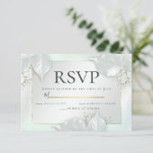 RSVP | Honingdauw Green Pearl Shimmer Kaart (Staand voorkant)
