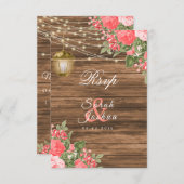 RSVP - Hout, lantaarns en koraalventilator (Voorkant / Achterkant)