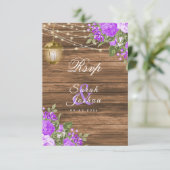 RSVP - Hout, lantaarns en Paarse ventilatoren (Staand voorkant)