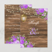 RSVP - Hout, lantaarns en Paarse ventilatoren (Voorkant / Achterkant)