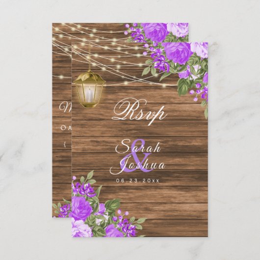 RSVP - Hout, lantaarns en Paarse ventilatoren