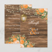 RSVP - Hout, Lantaarns en Sinaasappel Bloem (Voorkant / Achterkant)