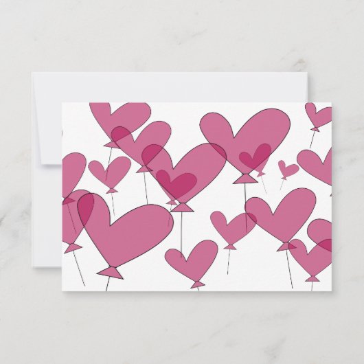 RSVP huwelijkskaarten met het rode ontwerp van de (Achterkant)