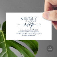 RSVP-huwelijksuitnodiging, via het wachtwoord van