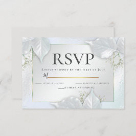 RSVP | Icy Blue Pearl Shimmer Kaart