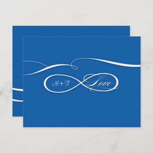 RSVP Infinity Symbool Infinite Love (Voorkant / Achterkant)