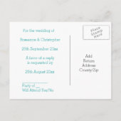 RSVP Insert Briefkaart Mint Butterfly Heart (Achterkant)