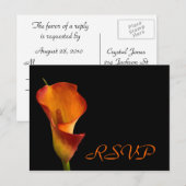 RSVP-insert Uitnodiging Briefkaart (Voorkant / Achterkant)