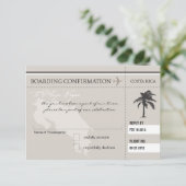 RSVP Instapass NAAR COSTA RICA Kaartje (Staand voorkant)