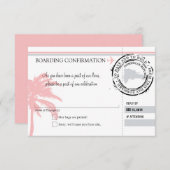 RSVP Instapass NAAR Dominicaanse Republiek Kaart (Voorkant / Achterkant)