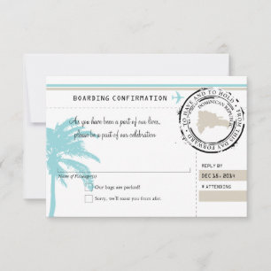RSVP Instapass NAAR Dominicaanse Republiek Kaartje